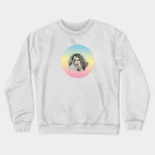 Neotraditional witch with mandala Crewneck Sweatshirt